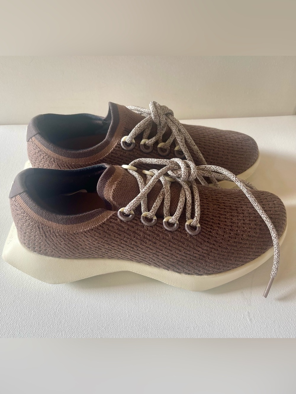 NEW ALLBIRDS TREE DASHER 2 RUNNING SHOE LIMITED EDITION HAZY COCOA WOMENS SZ 8 - Picture 8 of 12